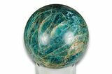 Bright Blue Apatite Sphere - Madagascar #249137-1